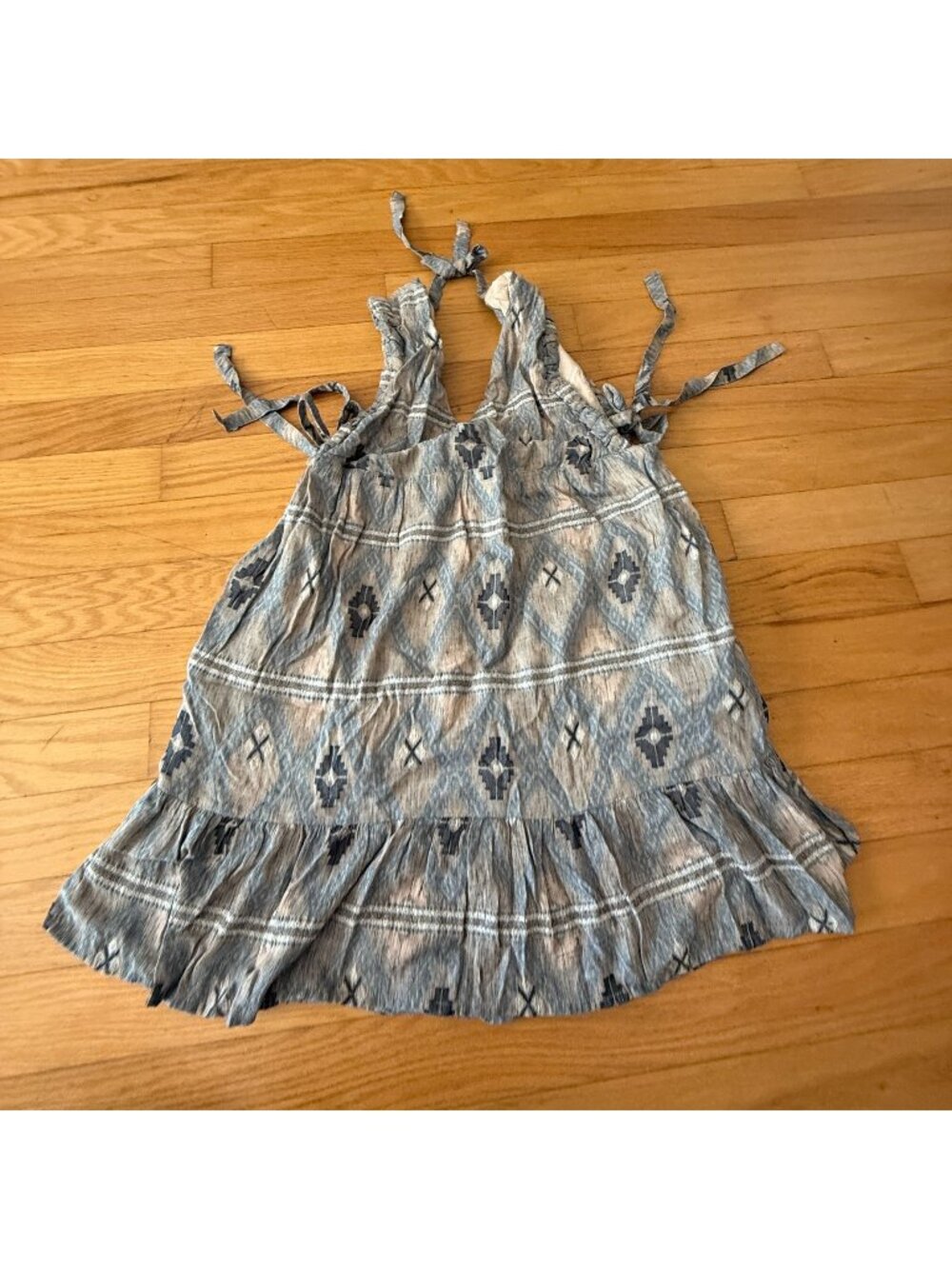 CLEO + WOLF WOMEN'S SOUTHWESTERN PRINT TIE MINI DRESS